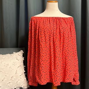 Off the shoulder top.